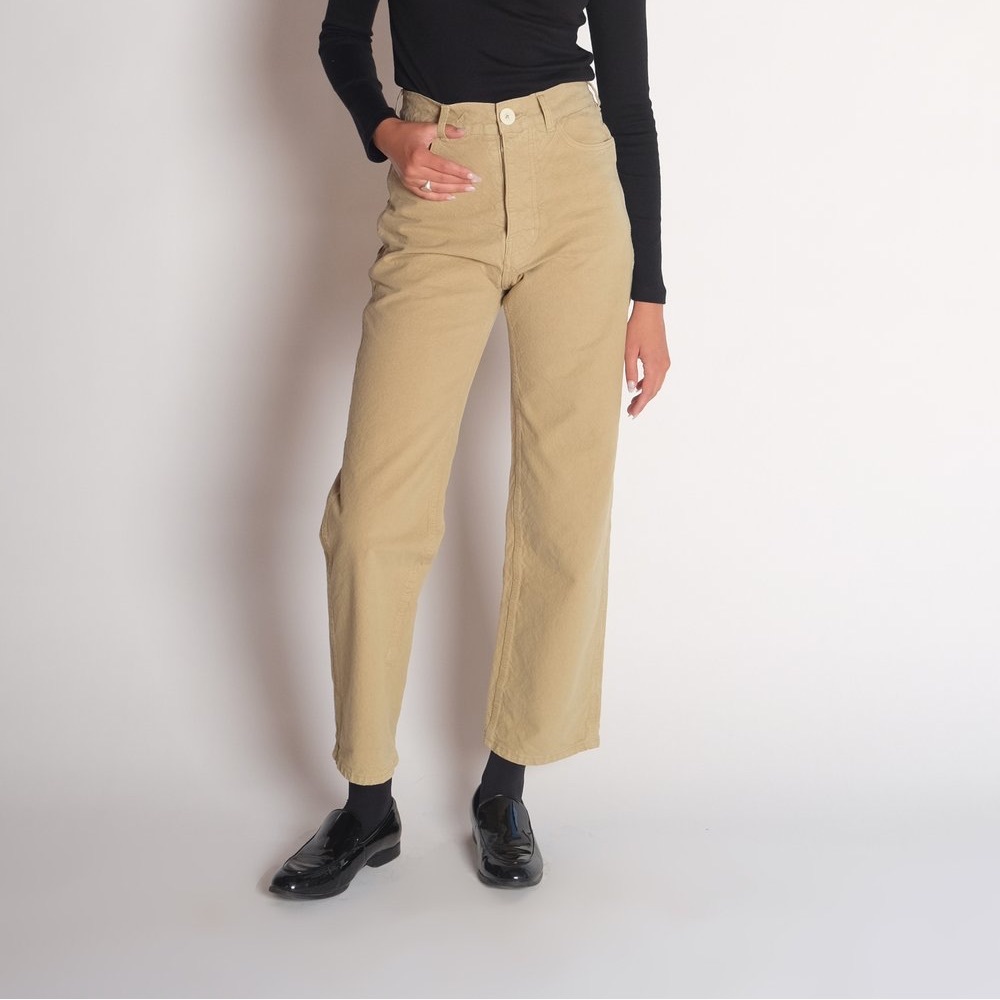 Jesse Kamm Cali Slim Pants size 0 in Khaki